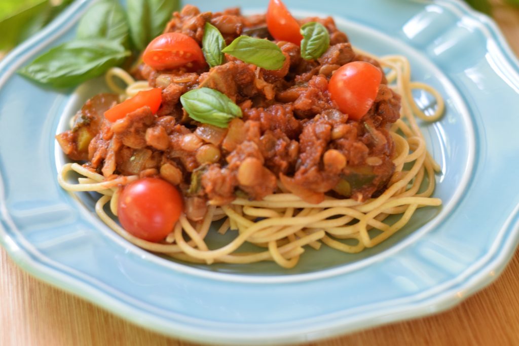 healthy pasta sauce with lentils recipe