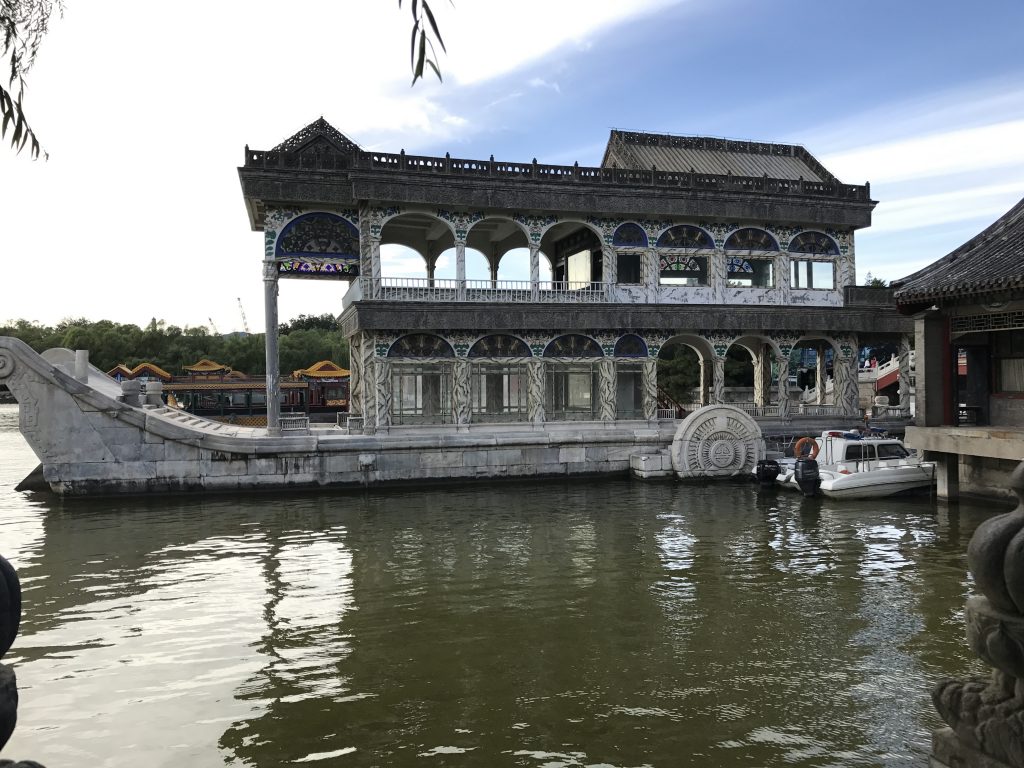 Marble boat at the Summer Palace Beijing, China