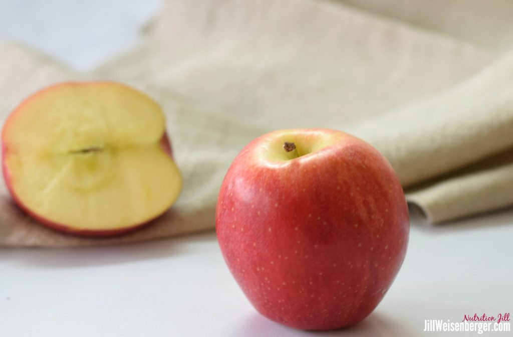 heart-healthy apple and cut apple