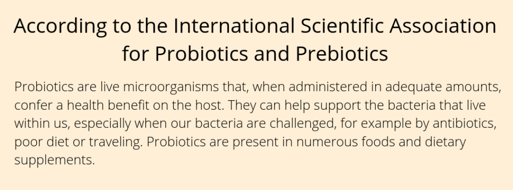 what are probiotics definition