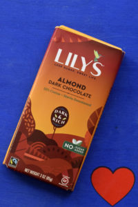 Lily's healthy chocolate with prebiotic fiber