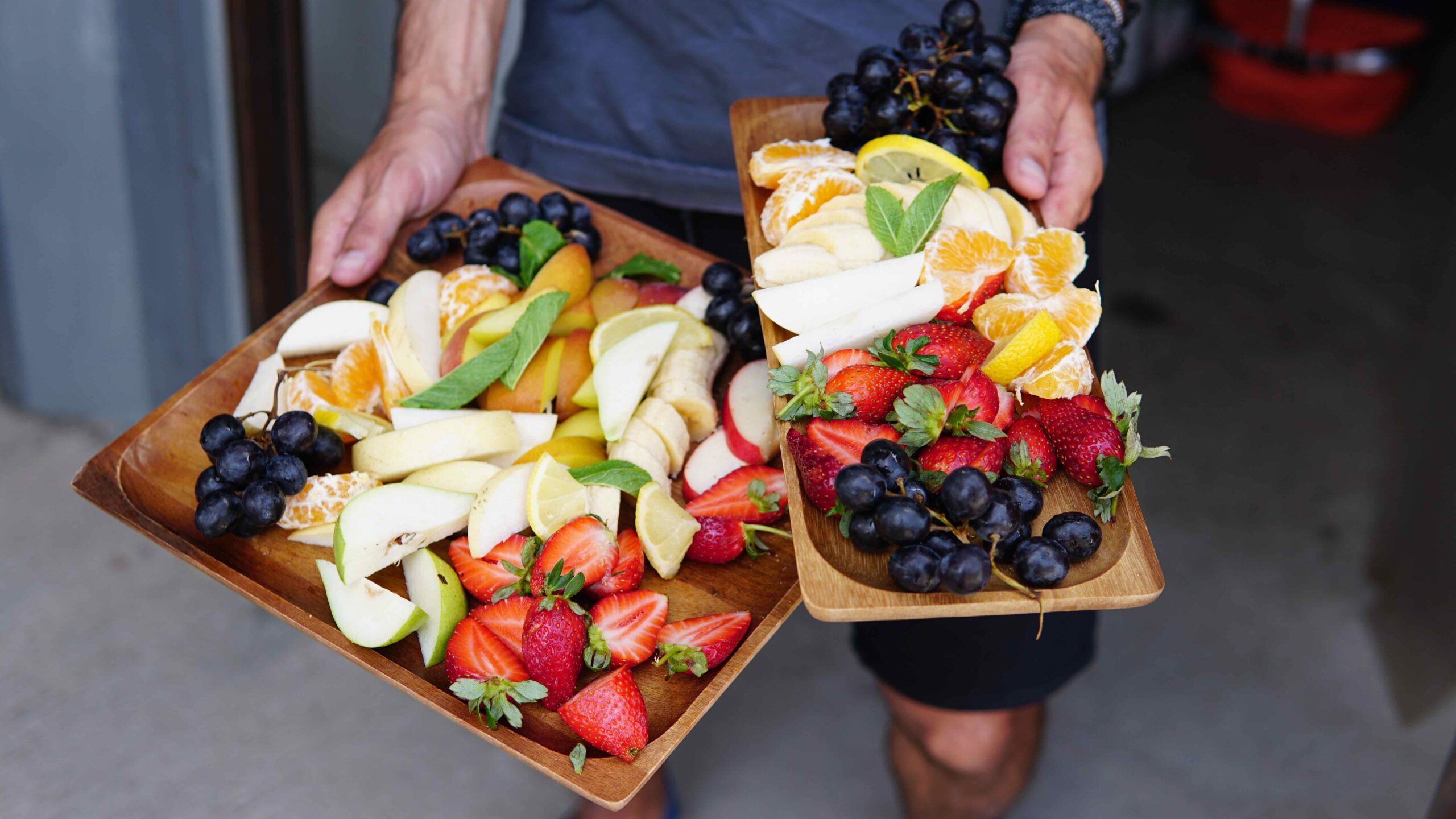 fruit trays for good eating habits