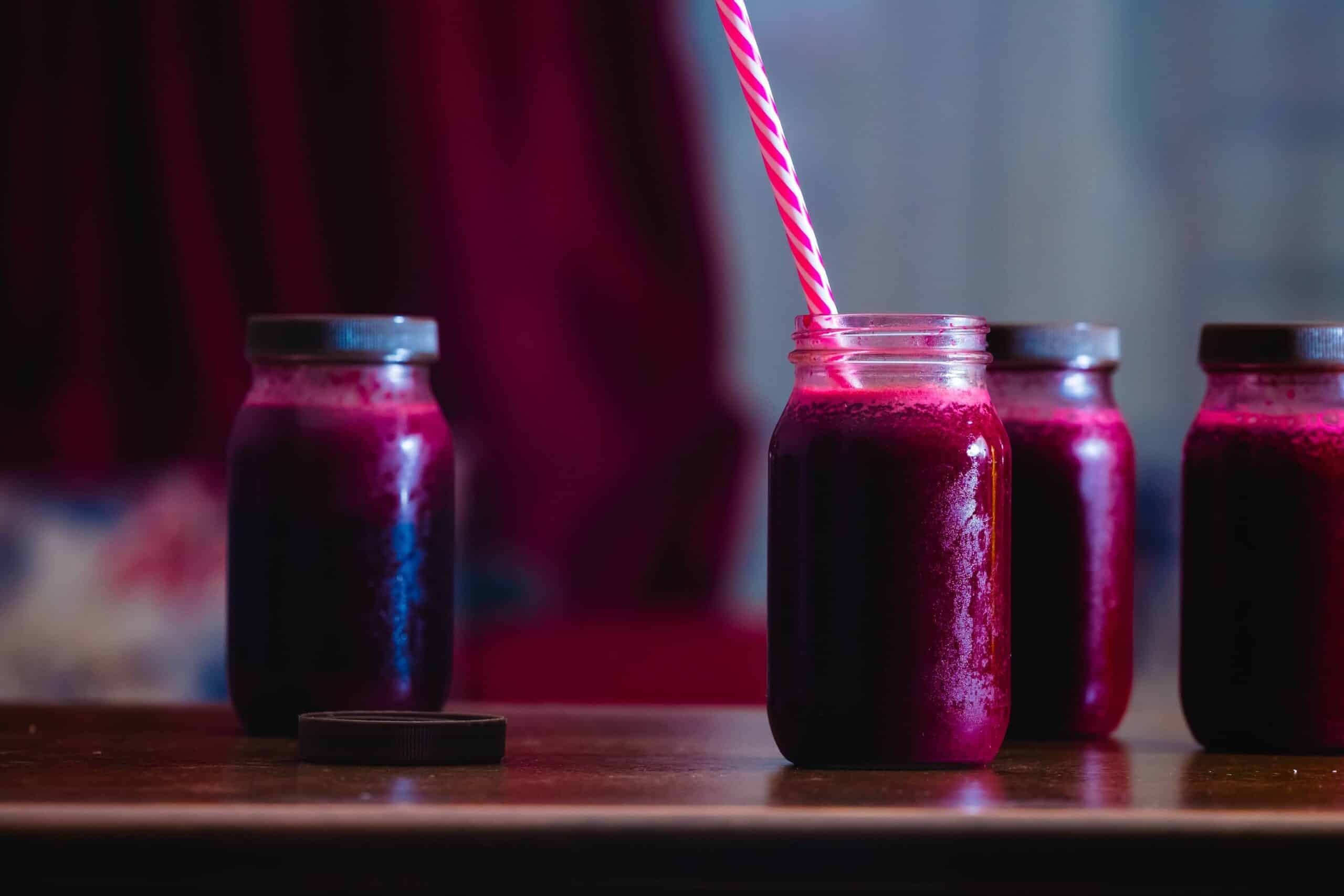 beet juice in mason jars to lower blood pressure
